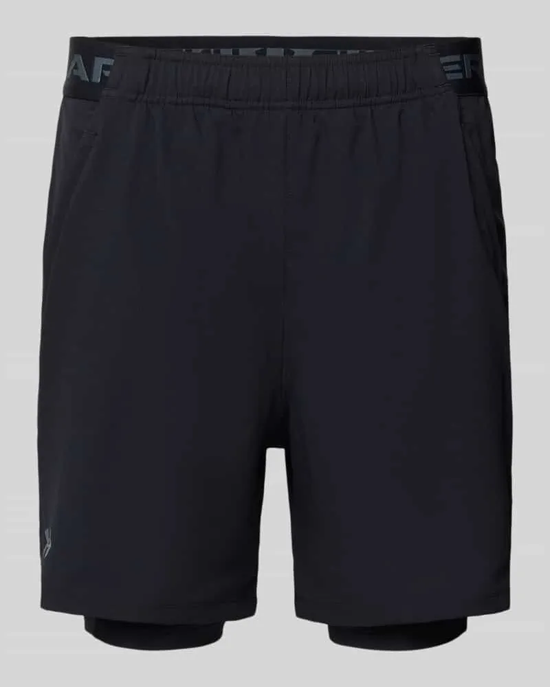 Under Armour Regular Fit Shorts mit integrierten Tights Modell 'Vanish Black