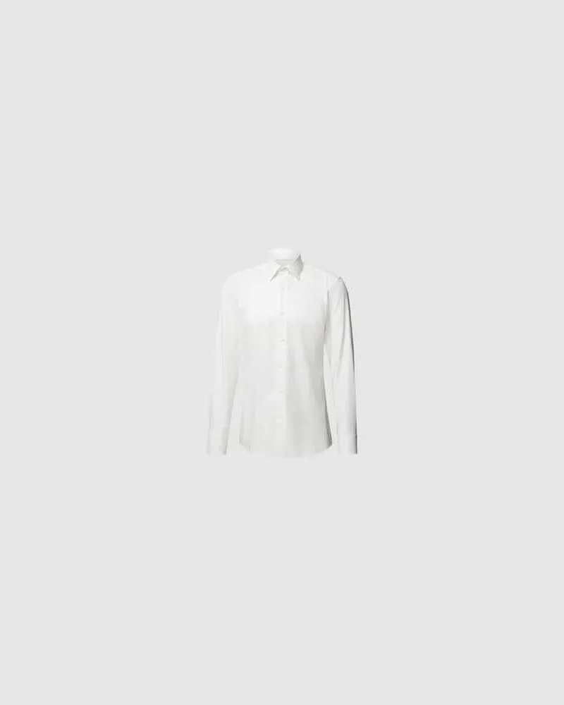 HUGO BOSS Slim Fit Businesshemd aus Twill mit Stretch-Anteil