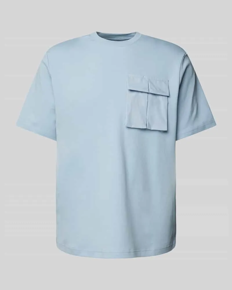 Antony Morato T-Shirt mit geripptem Rundhalsausschnitt 