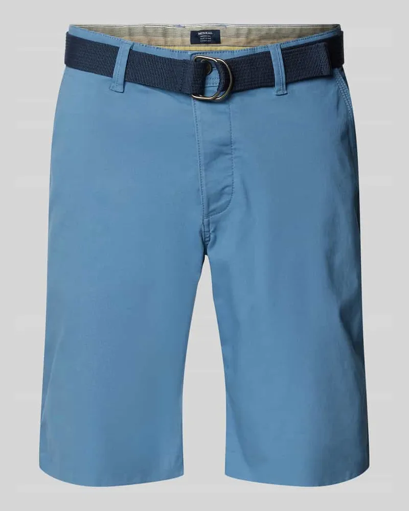 McNeal Slim Fit Shorts mit Gürtel 