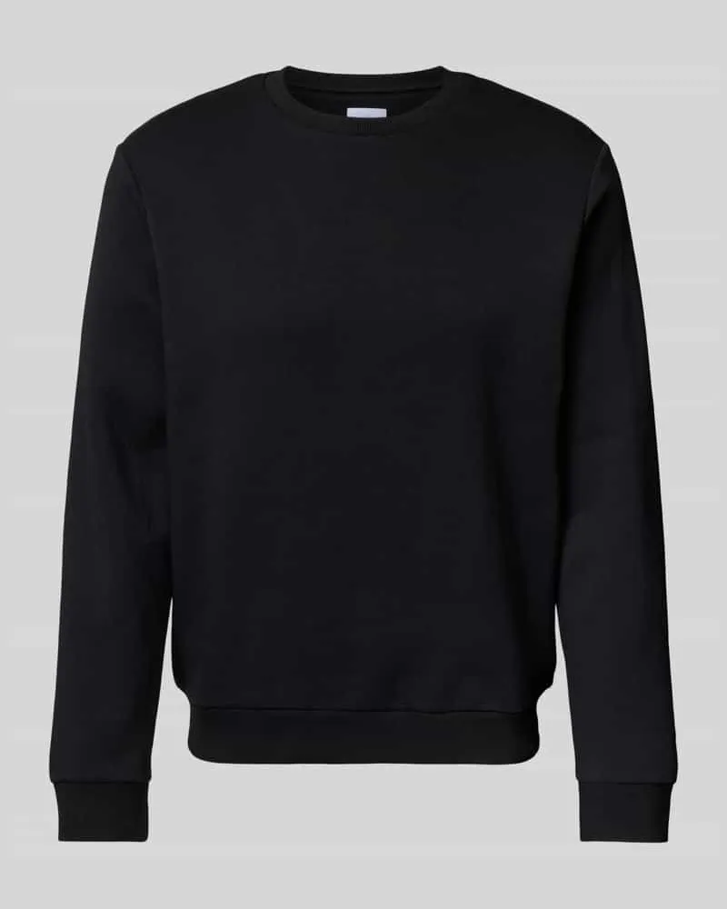 Jack & Jones Sweatshirt mit Rundhalsausschnitt Modell 'BRADLEY Black