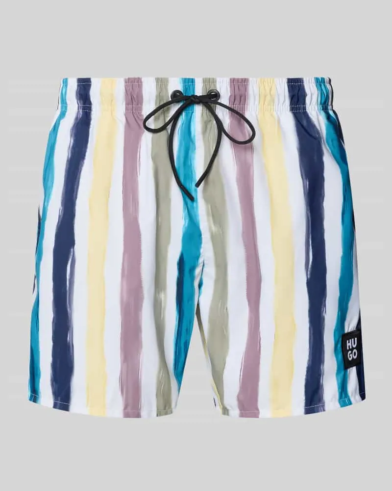 HUGO BOSS Badeshorts aus schnell trocknendem Material Modell 'DINO Petrol