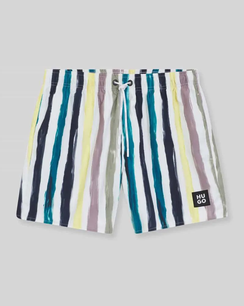 HUGO BOSS Badeshorts aus schnell trocknendem Material Petrol