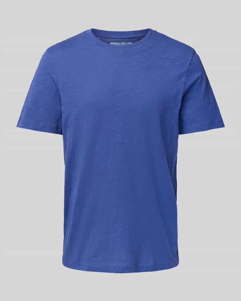 McNeal T-Shirt mit geripptem Rundhalsausschnitt 