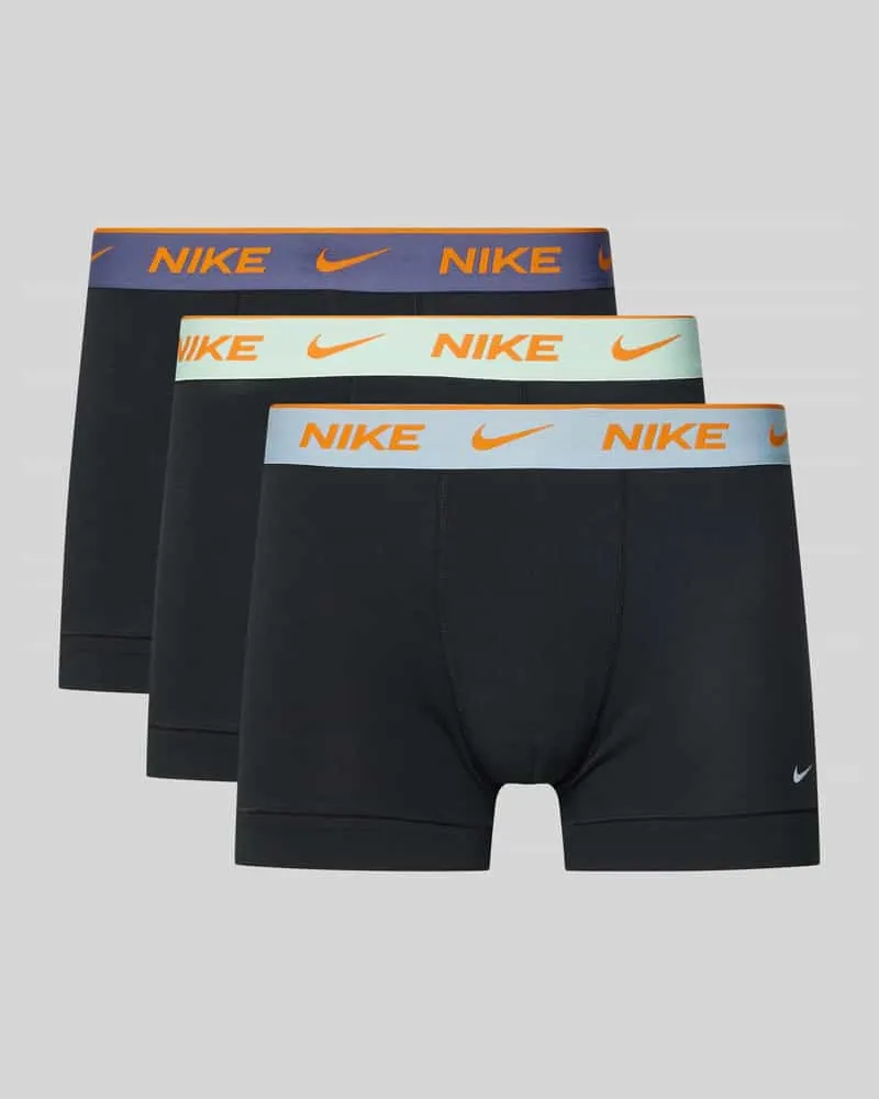 Nike Trunks mit elastischem Bund im 3er-Pack Black