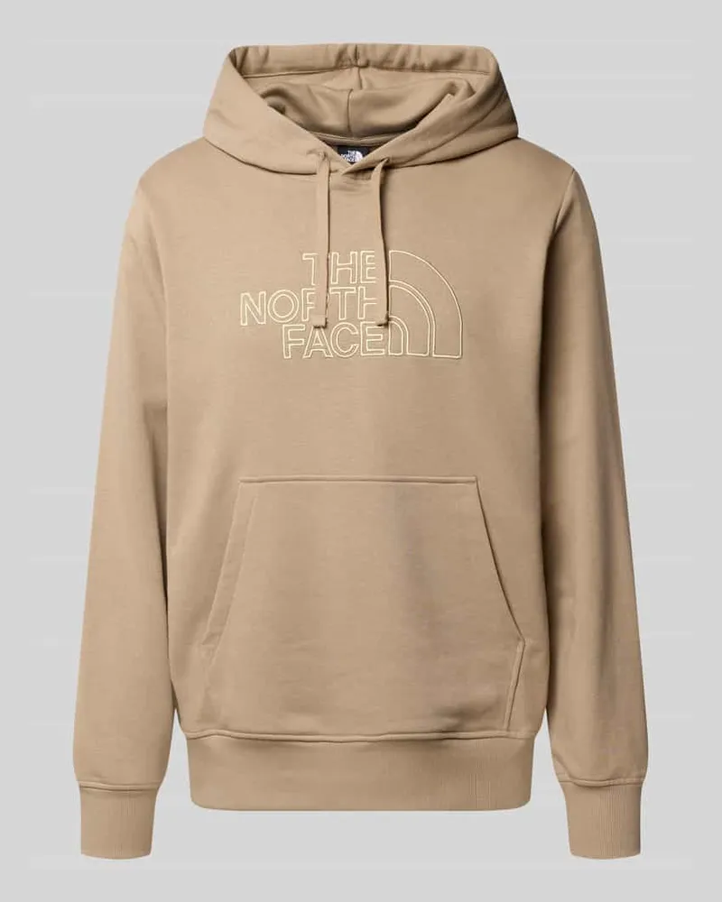 The North Face Hoodie mit Label-Stitching Beige