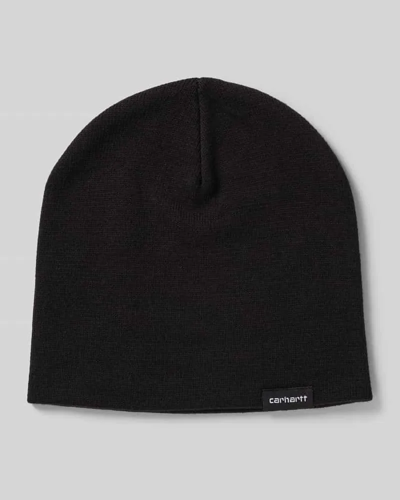 Carhartt WIP Beanie mit Label-Detail Black