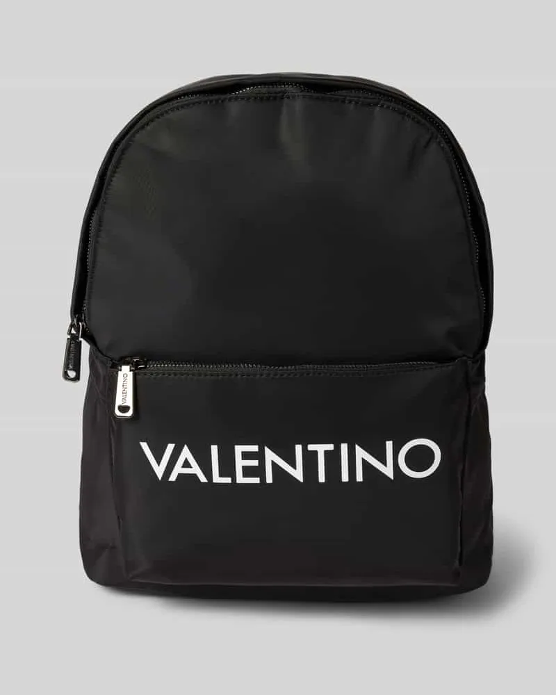 Valentino Garavani Rucksack mit Label-Print Modell 'ZAINO KYLO Black