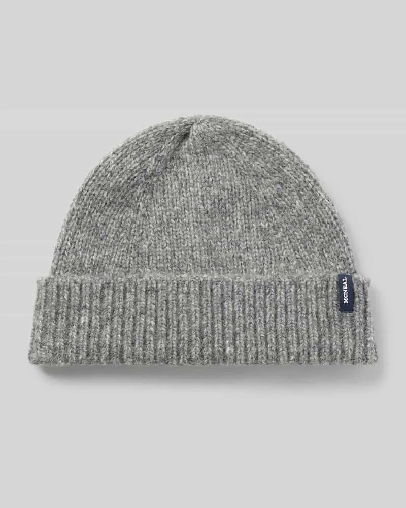 McNeal Beanie in Strick-Optik Graphit