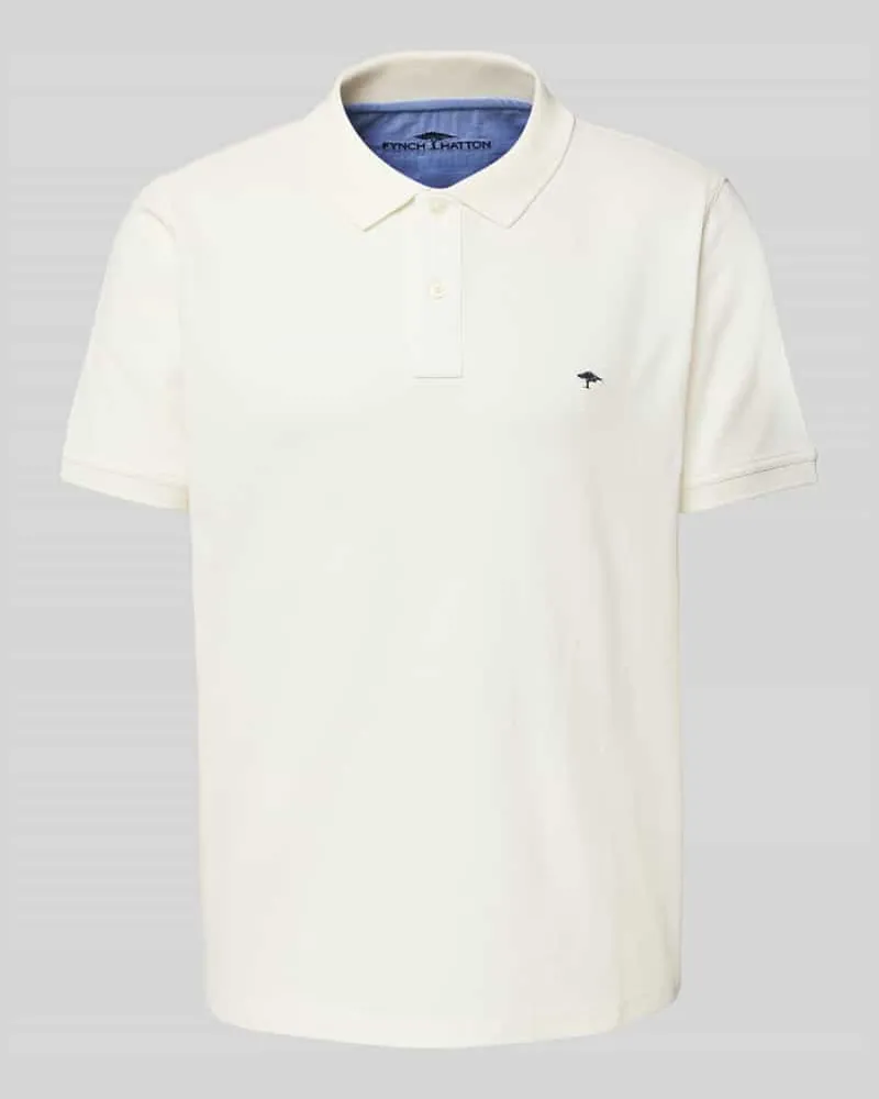 Fynch-Hatton Regular Fit Poloshirt mit Logo-Stitching 