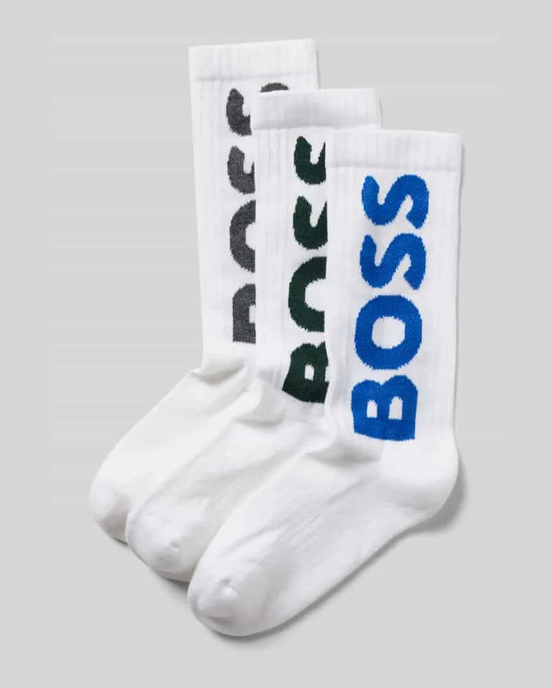 HUGO BOSS Socken mit Label-Detail im 3er-Pack 