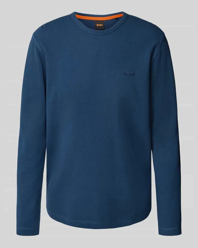 HUGO BOSS Longsleeve mit Label-Stitching Modell 'Tempesto 