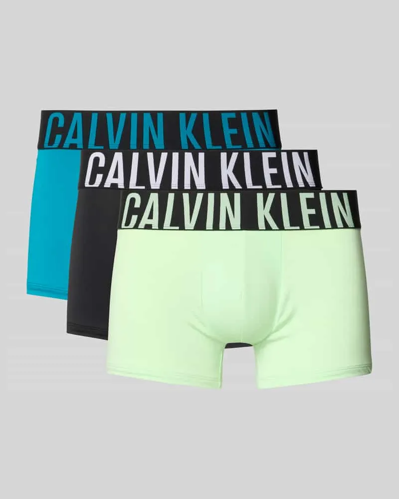 Calvin Klein Trunks mit elastischem Bund im 3er-Pack Black