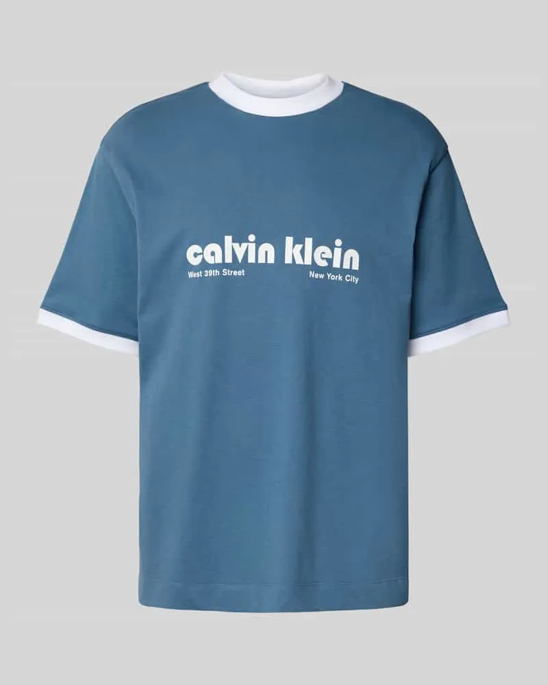 Calvin Klein T-Shirt mit Label-Print 