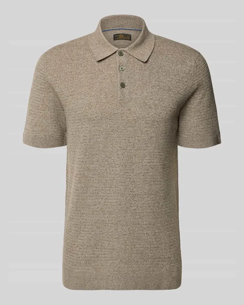 Jack & Jones Regular Fit Poloshirt mit Strukturmuster Modell 'Riley Hazel