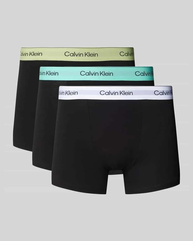 Calvin Klein Trunks mit elastischem Bund im 3er-Pack Black