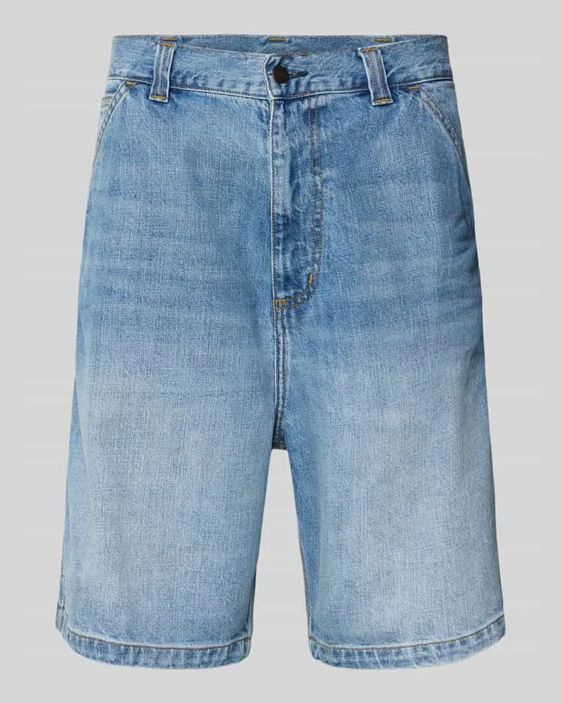 Carhartt WIP Jeansshorts im Used-Look Modell 'OG SINGLE KNEE SHORT 