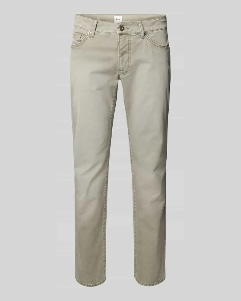 Brax Straight Fit Jeans mit Kontrastnähten Modell 'Chuck 