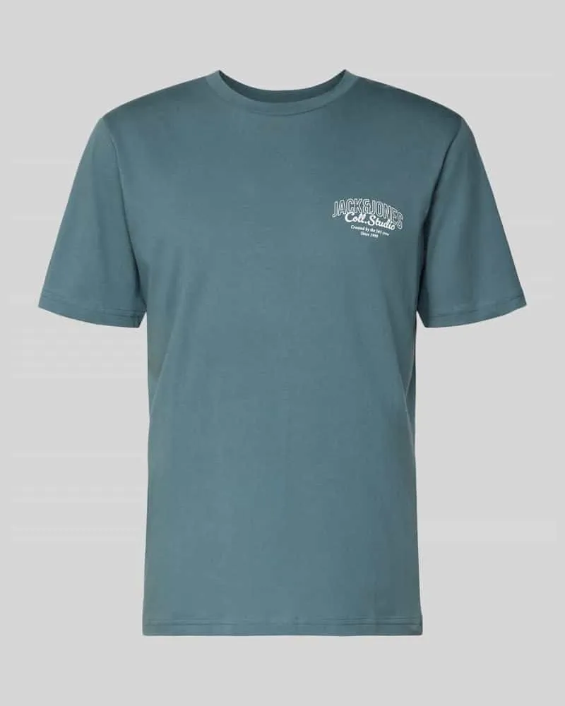 Jack & Jones T-Shirt mit Label-Print Modell 'MAKOTO 