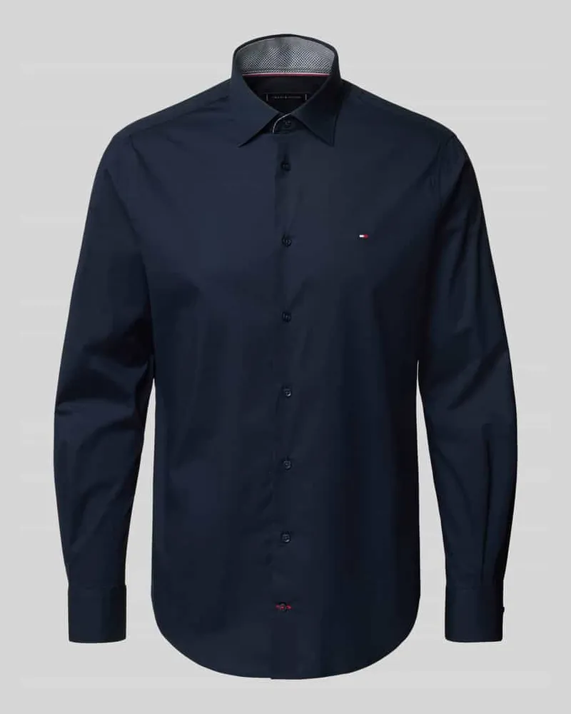 Tommy Hilfiger Regular Fit Businesshemd aus reiner Baumwolle 