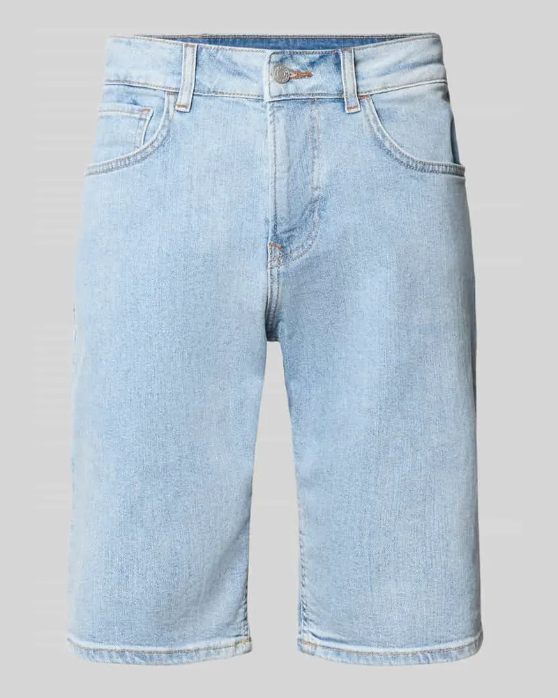 Pepe Jeans Regular Fit Jeansshorts aus Baumwoll-Mix Modell 'CASH Hellblau