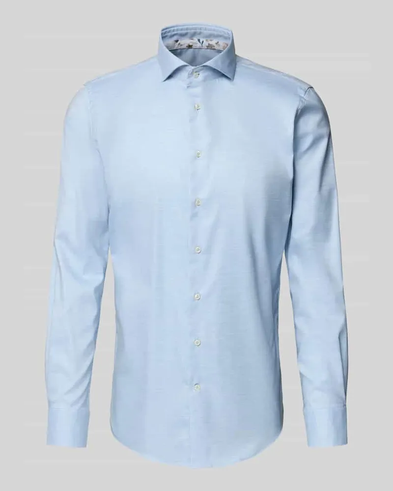 Profuomo Slim Fit Businesshemd mit Haifischkragen 