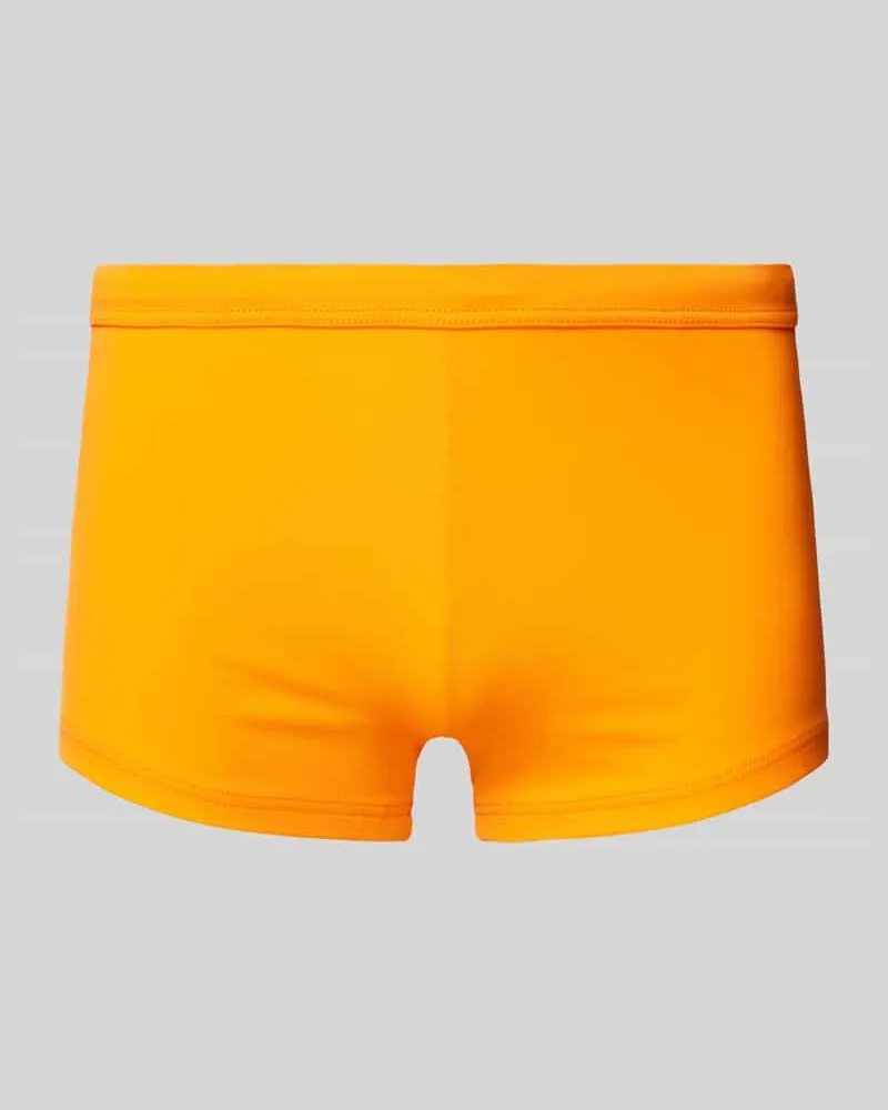 HOM Badehose in unifarbenem Design Modell 'SEA LIFE Orange
