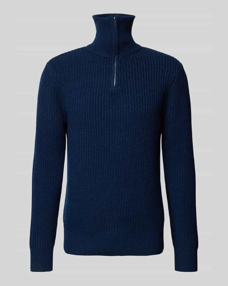 Selected Homme Strickpullover mit gerippten Abschlüssen Modell 'LAND 