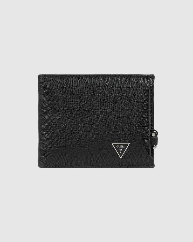 Guess Portemonnaie mit herausnehmbarem Kartenetui Black