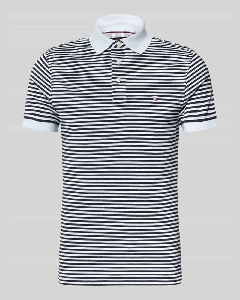Tommy Hilfiger Slim Fit Poloshirt aus Baumwoll-Elasthan-Mix 