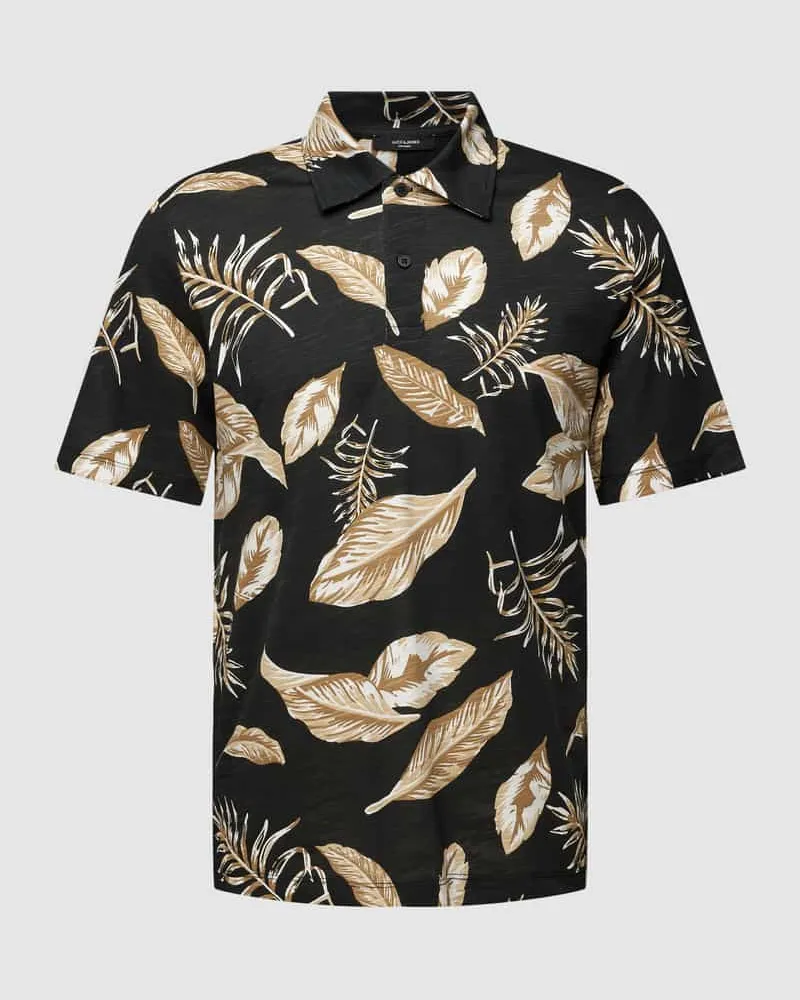 Jack & Jones Poloshirt mit Label-Patch Modell 'BLATROPIC 