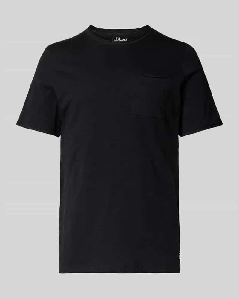 S.Oliver Regular Fit T-Shirt aus reiner Baumwolle 