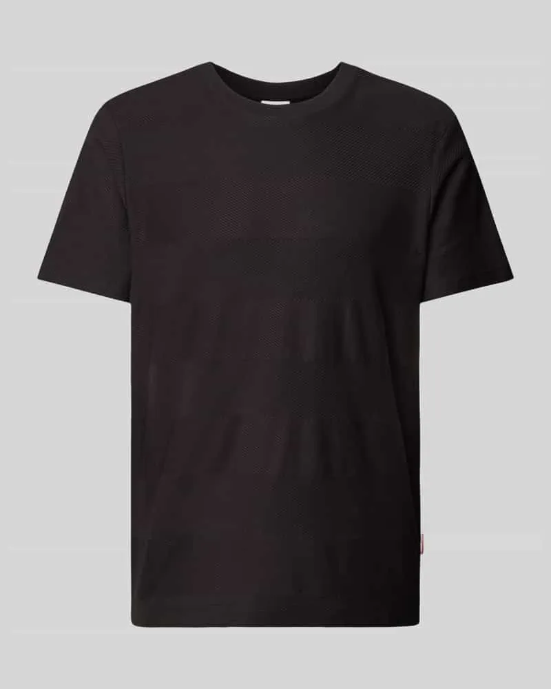JOOP! T-Shirt mit Strukturmuster Modell 'Ismet 