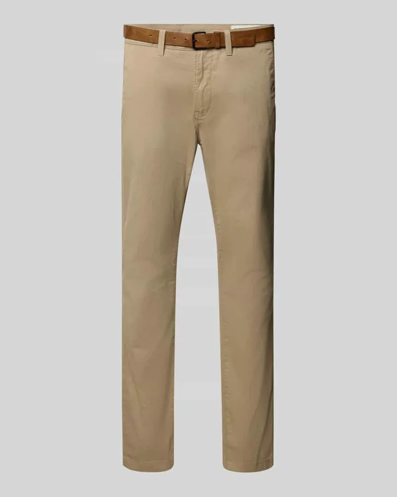Tom Tailor Slim Fit Chino aus Baumwoll-Mix Hazel