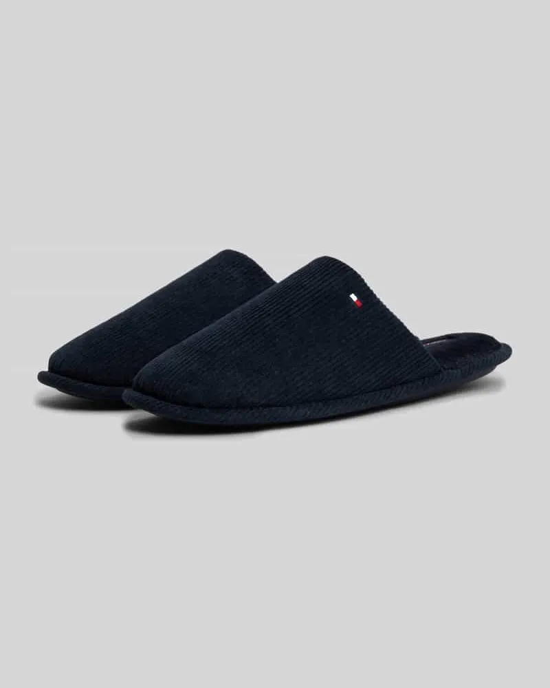 Tommy Hilfiger Hausschuh mit Logo-Detail Marine