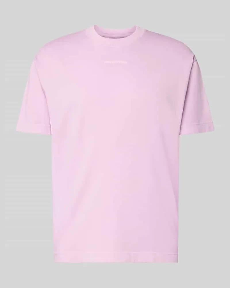 Marc O'Polo Relaxed Fit T-Shirt aus reiner Baumwolle Flieder
