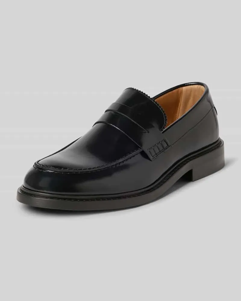 Selected Homme Loafer aus echtem Rindsleder Modell 'CARTER LEATHER Black