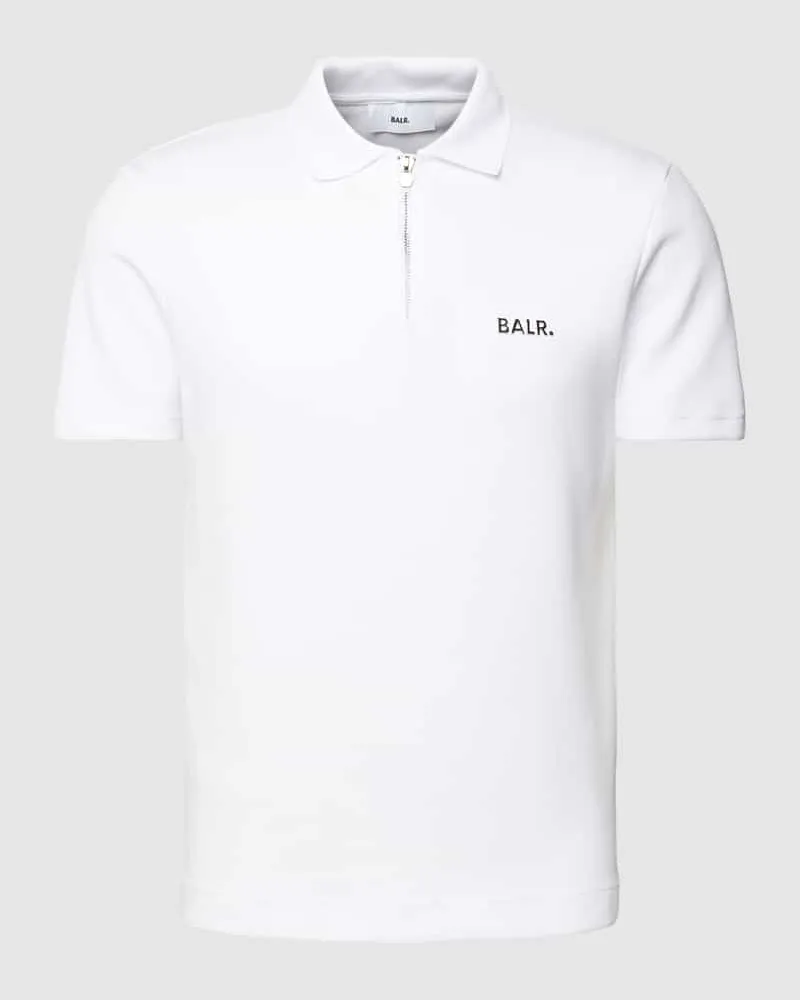 BALR. Regular Fit Poloshirt mit Reißverschluss 
