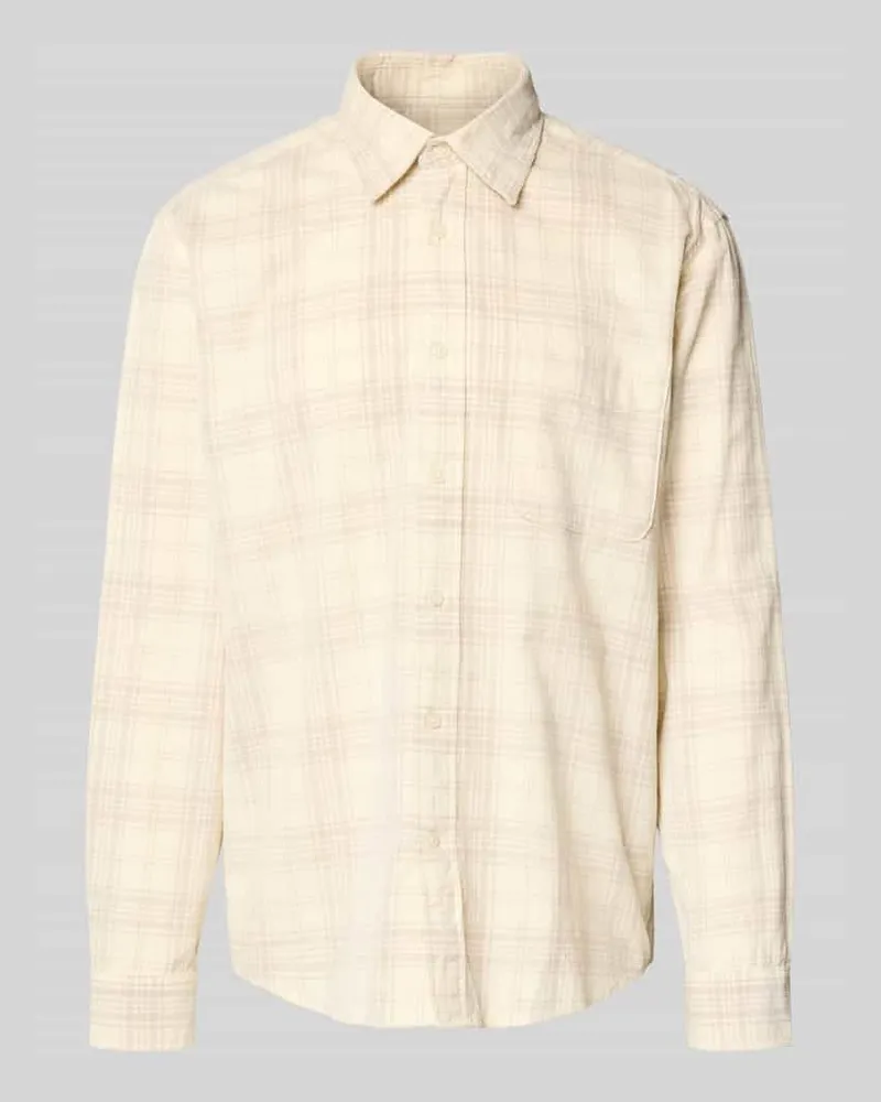 Selected Homme Regular Fit Cordhemd aus reiner Baumwolle Modell 'CORD Offwhite