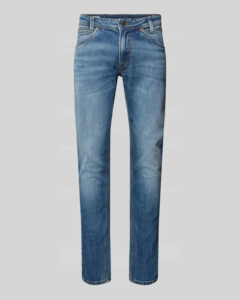 Pepe Jeans Tapered Jeans aus Baumwoll-Mix Modell 'SPIKE 