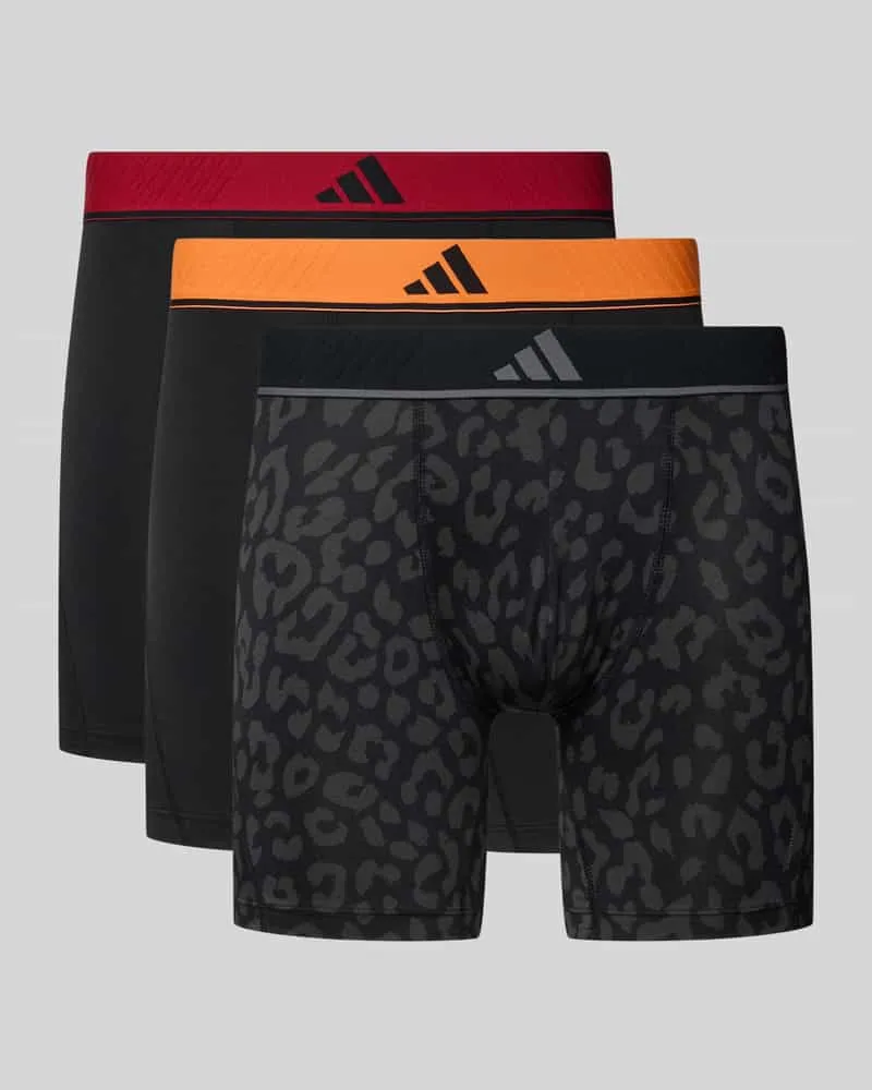 adidas Trunks im 3er-Pack mit elastischem Logo-Bund Black
