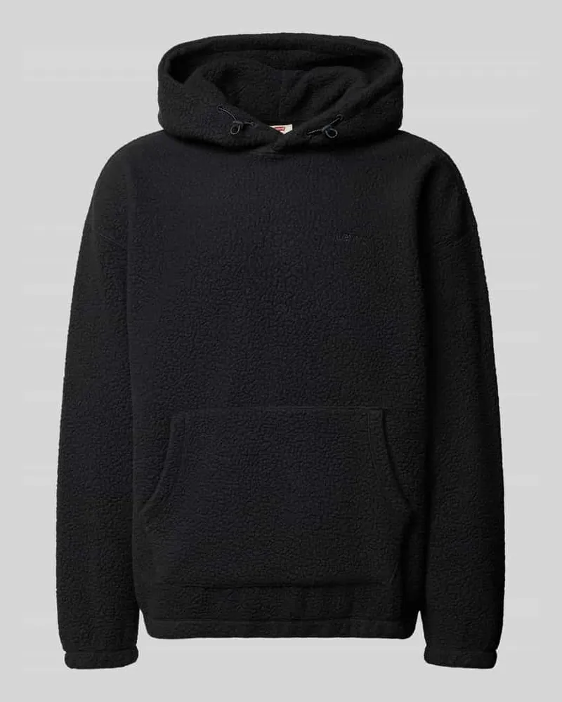 Levi's Hoodie mit Teddyfell Modell 'COZY UP Black