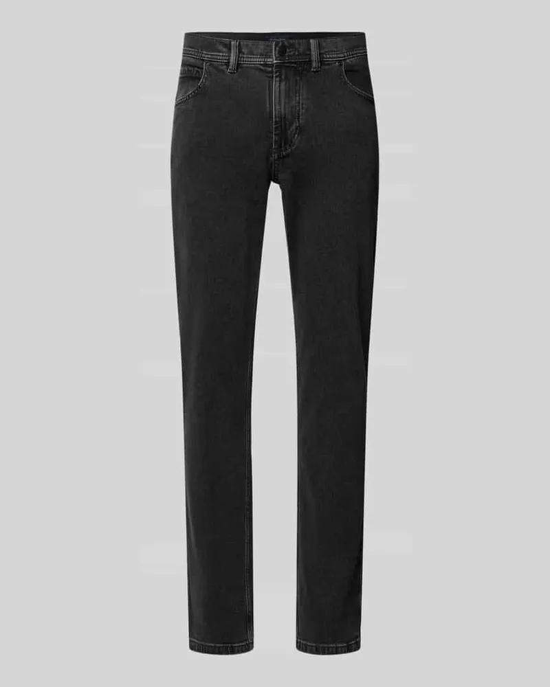 Christian Berg Jeans aus Soft Denim mit 9% Cashmere-Anteil Graphit
