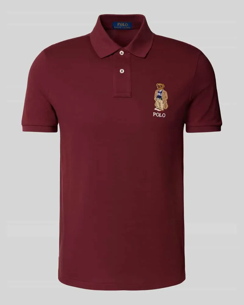 Ralph Lauren Custom Slim Fit Poloshirt mit Stitching 