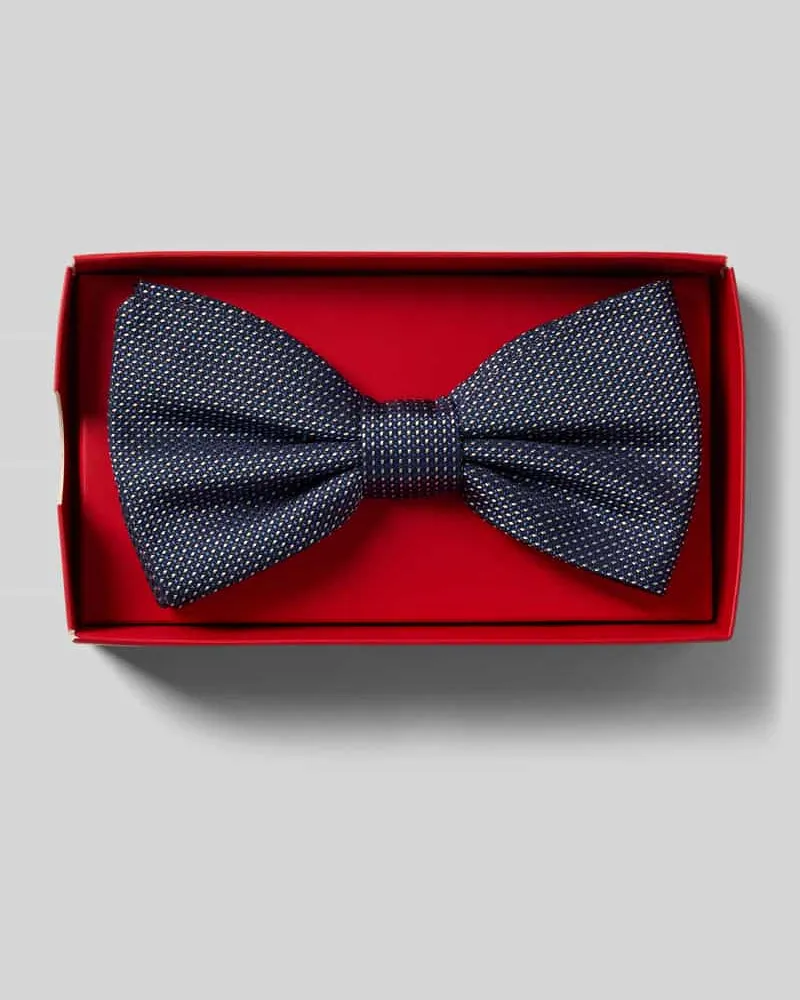 HUGO BOSS Fliege aus reiner Seide Modell 'BOW TIE Marine