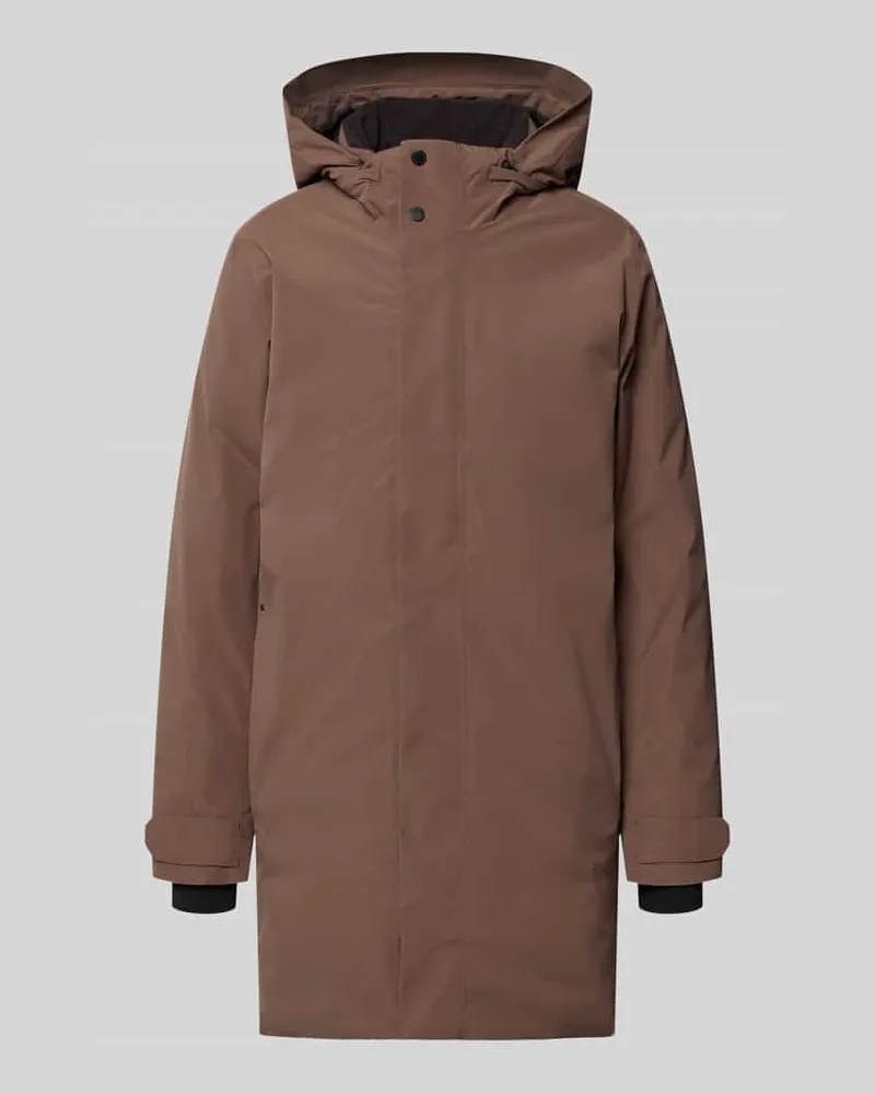 Didriksons 1913 Parka mit Kapuze Modell 'HEKTOR Dunkelbraun