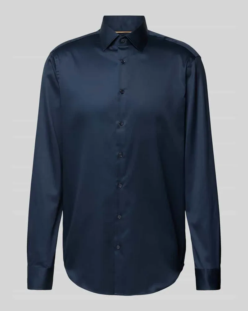 JAKE*S Regular Fit Businesshemd aus Satin 