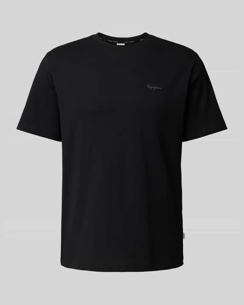 Pepe Jeans T-Shirt mit Label-Stitching Modell 'Connor 