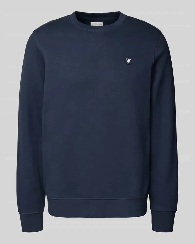 Wood Wood Sweatshirt mit Logo-Badge Modell 'Tye 