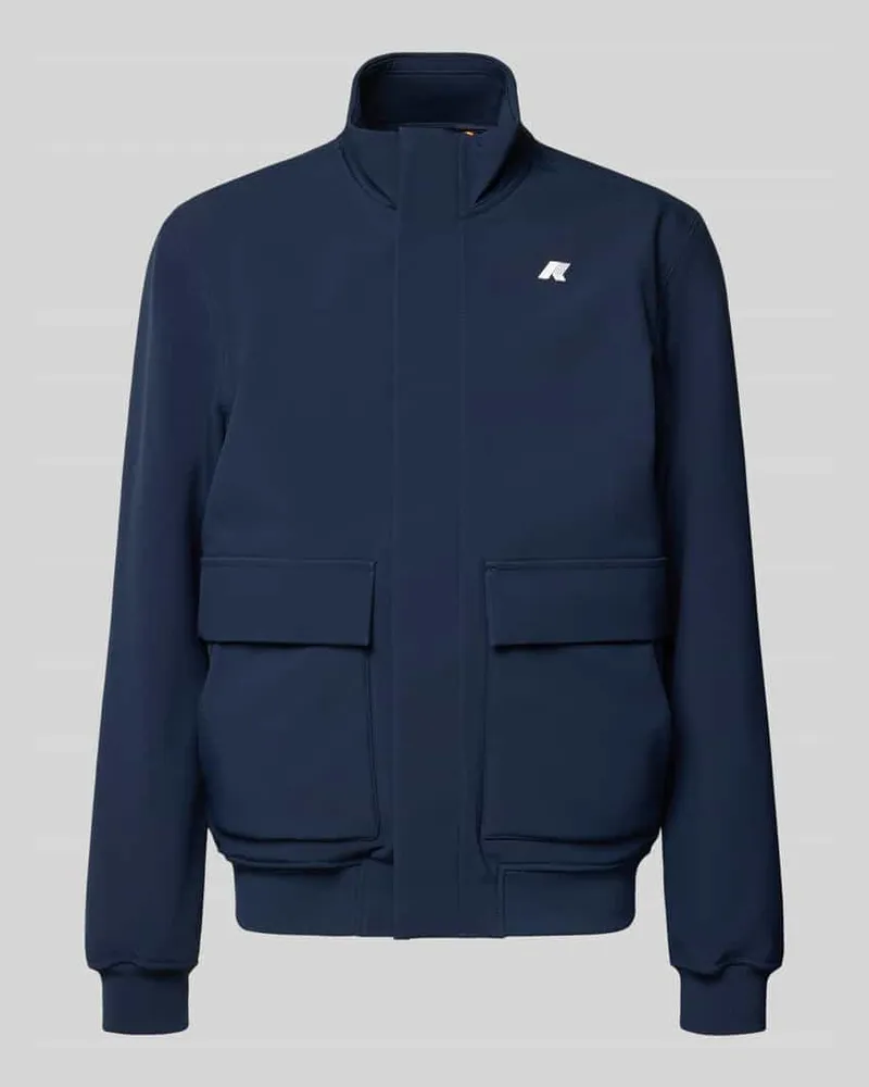 K-Way Jacke mit Pattentaschen Modell 'HERVE BONDED Marine